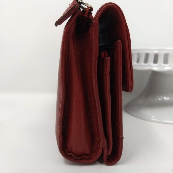 BRIGHTON RED ORGANIZER BAG/CLUTCH - Picture 4 of 8